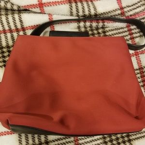Coach Mercer RED Twill Nylon Leather Shoulder Hand